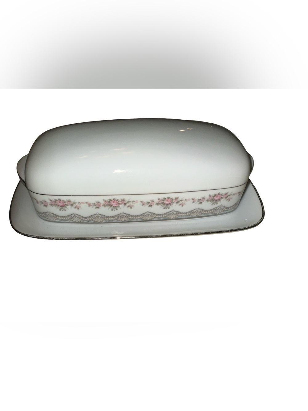 Vintage 1950s Noritake China butter dish